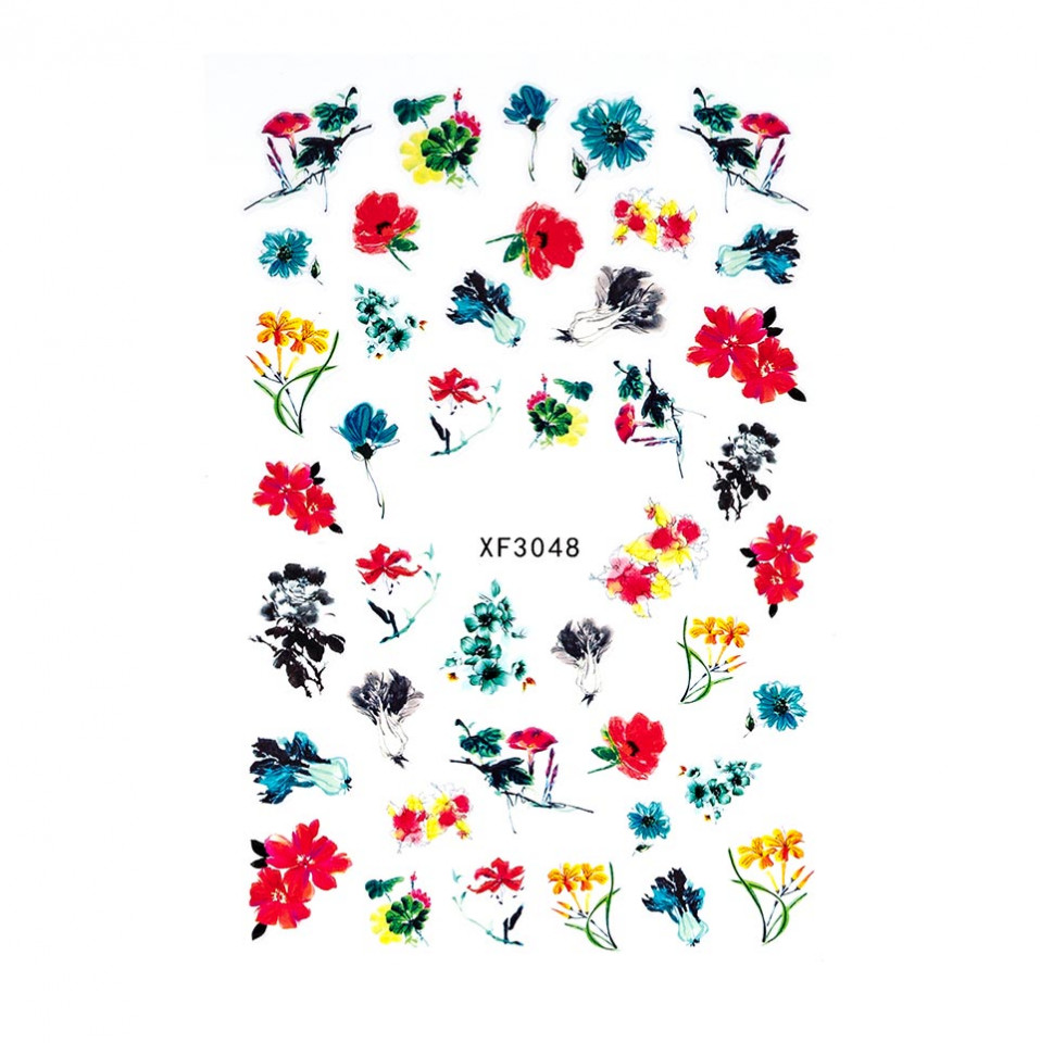 Abtibilduri unghii SensoPRO Art in Bloom, model XF3048 kitunghii.ro imagine noua 2022