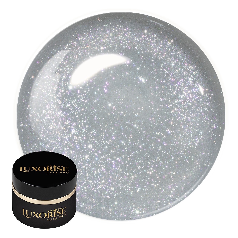 Gel UV Contructie Unghii RevoFlex LUXORISE 15ml, Diamond Flakes
