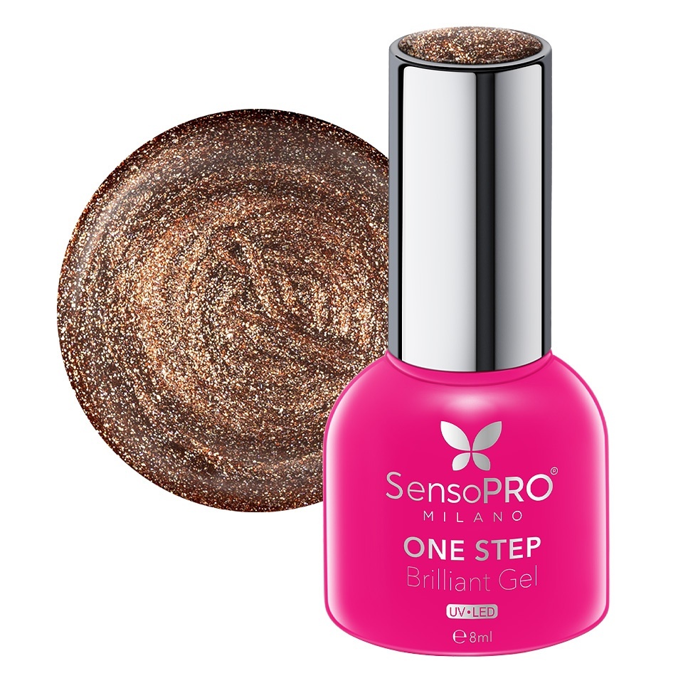 Oja Semipermanenta One Step Brilliant Gel SensoPRO Milano 8ml, Wanted Goddess #74 – Oja One Step SensoPRO 8ml SensoPRO Milano