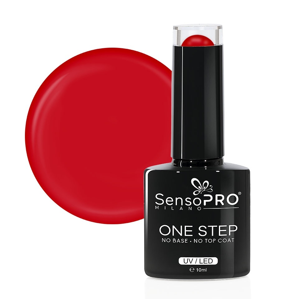 Oja Semipermanenta SensoPRO Milano One Step 10ml, Hollywood Red #001 #001