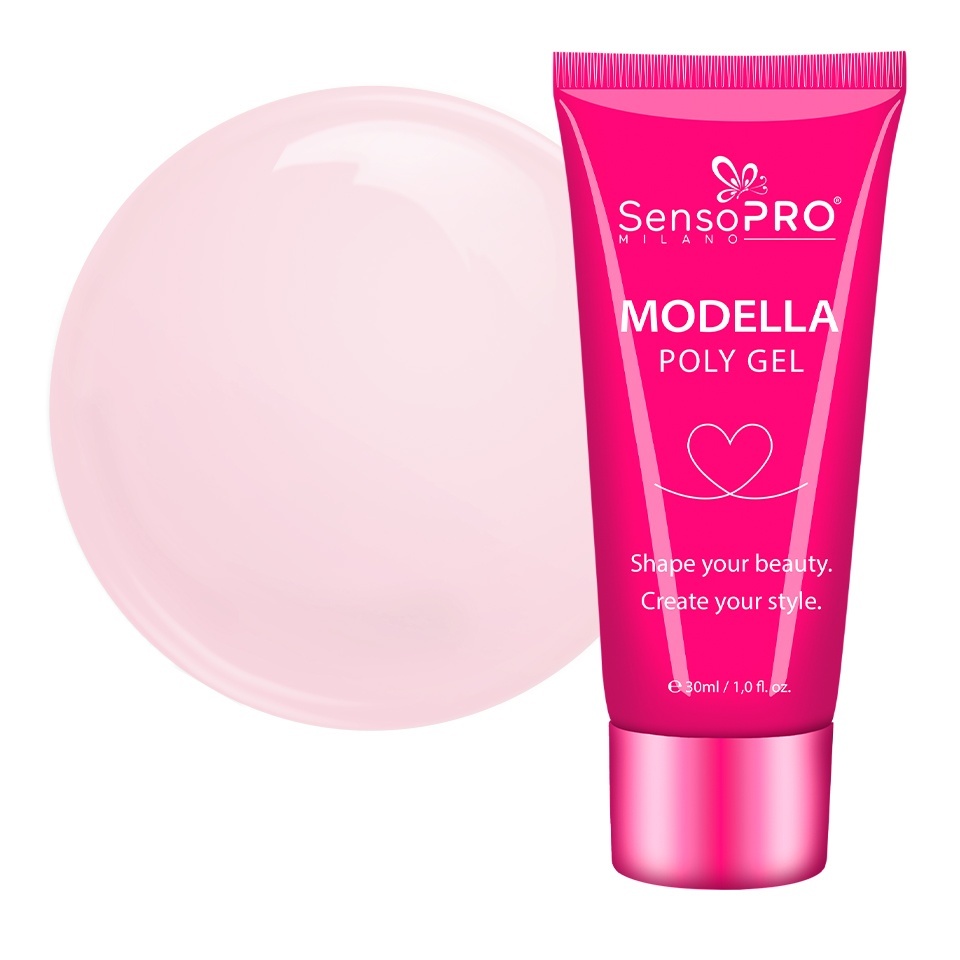 Polygel MODELLA SensoPRO Milano - Rose Taupe, 30ml