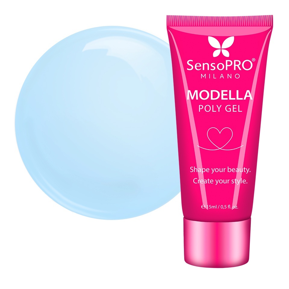 Polygel MODELLA SensoPRO Milano - Sky Whisper, 15ml