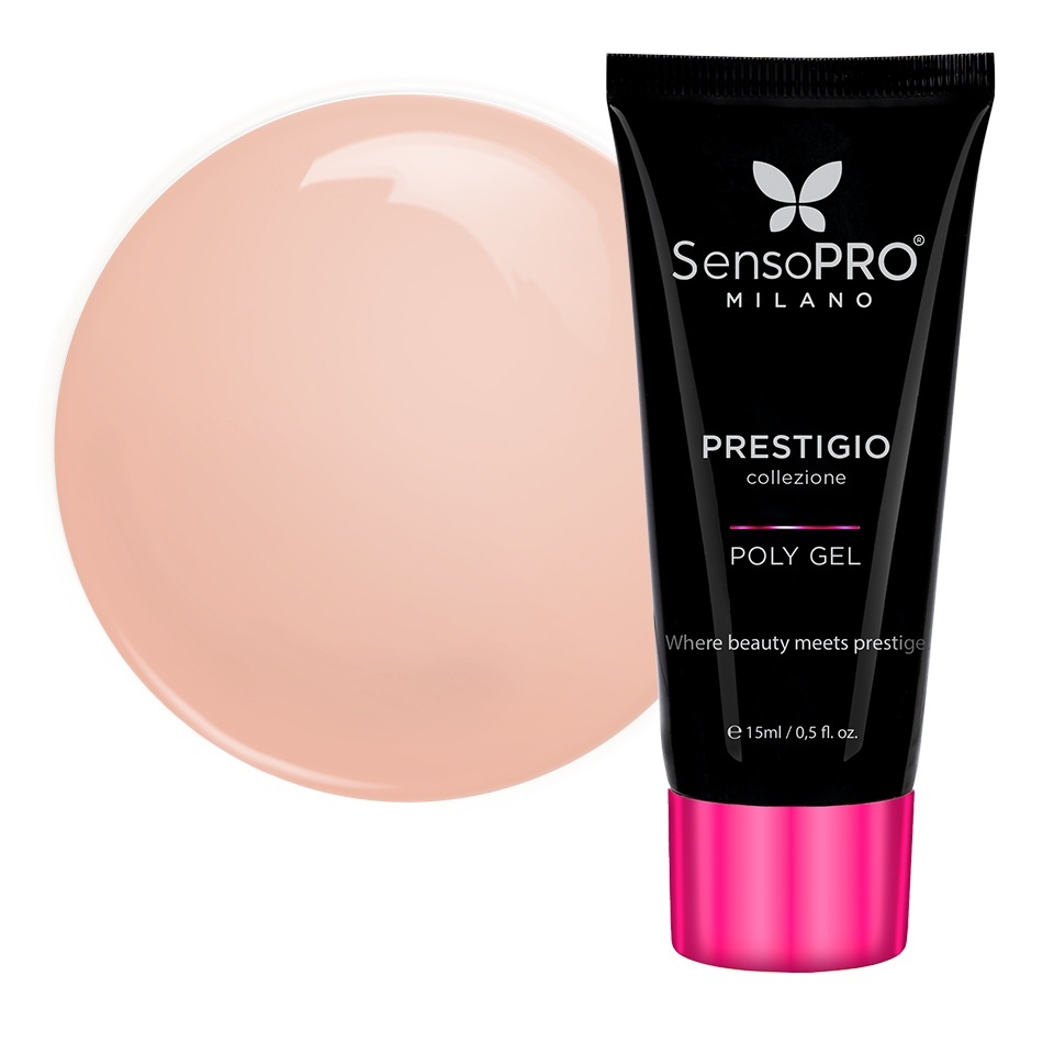 Polygel PRESTIGIO SensoPRO Milano - Second Skin, 15ml – Polygel - PRESTIGIO SensoPRO Milano