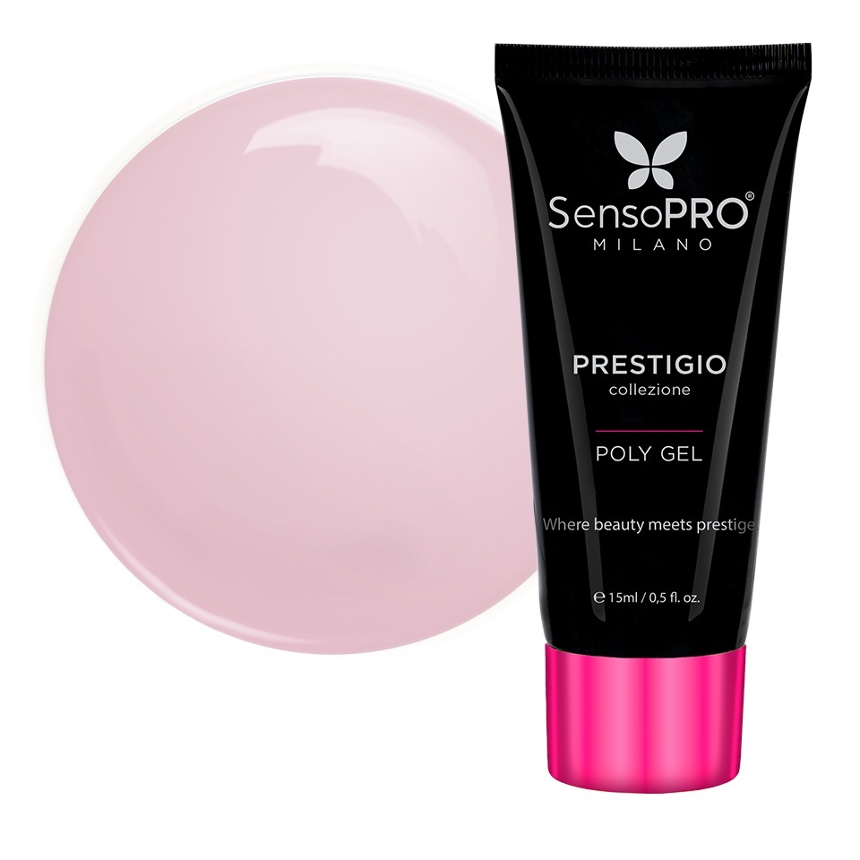 Polygel PRESTIGIO SensoPRO Milano - Toffee Rose, 15ml