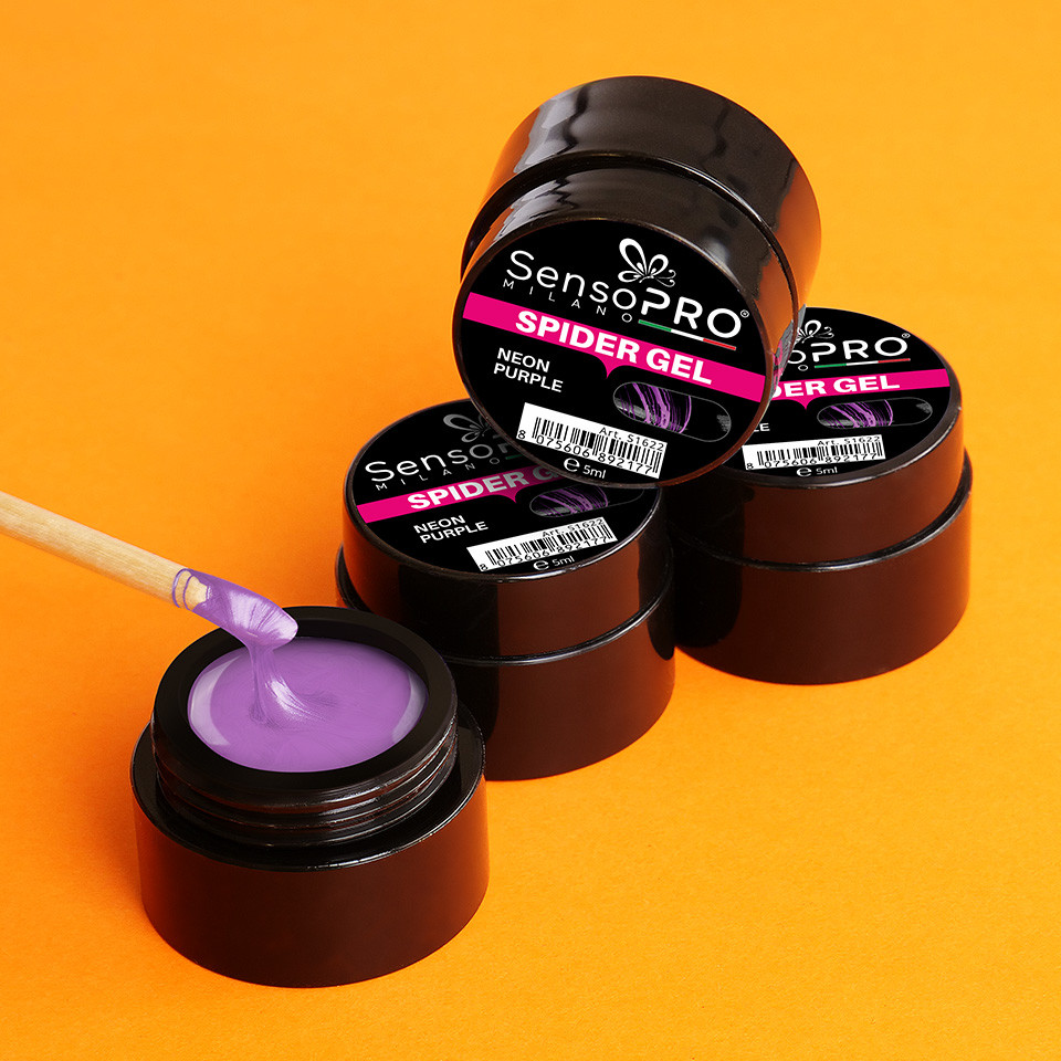 Spider Gel SensoPRO Neon Purple, 5 ml