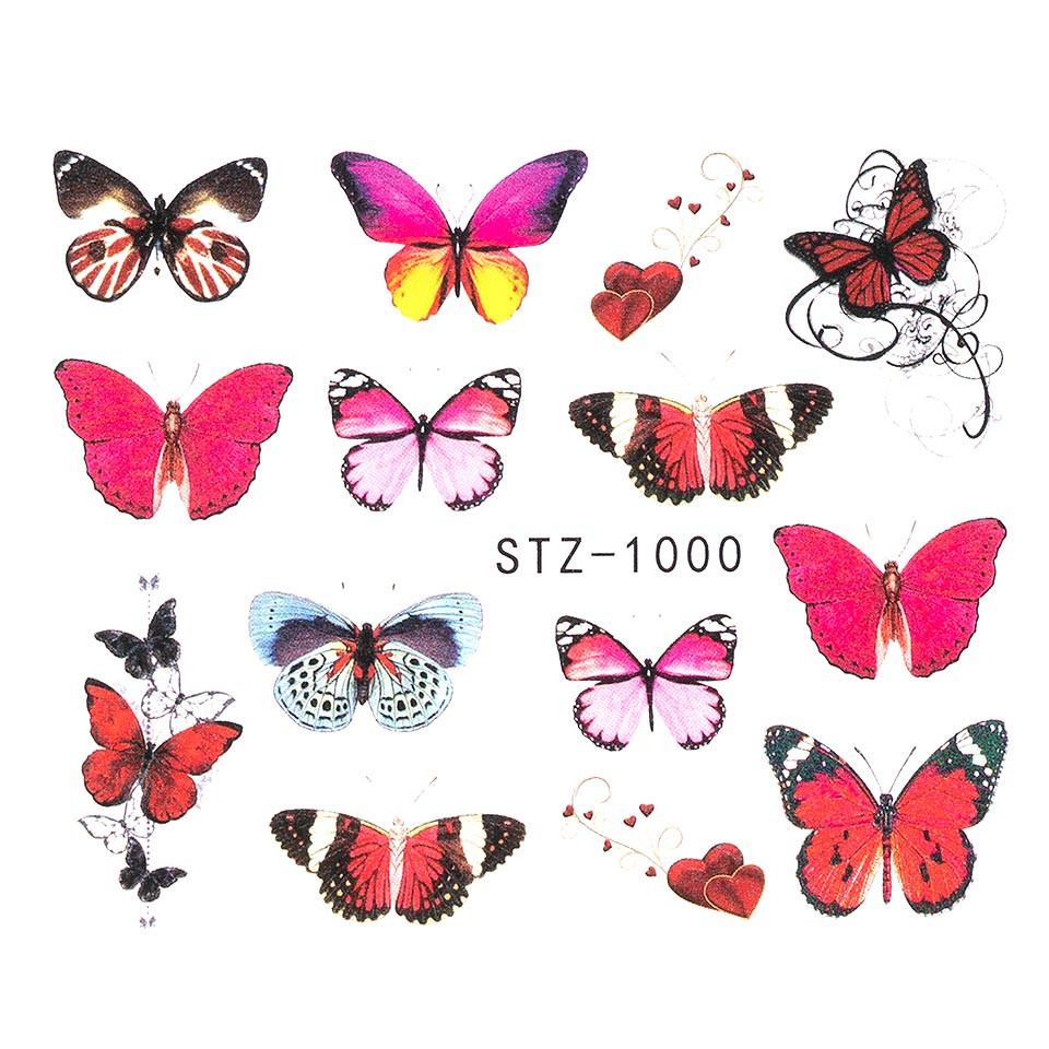 Tatuaj Unghii LUXORISE Butterfly Glare, STZ-1000 kitunghii.ro imagine