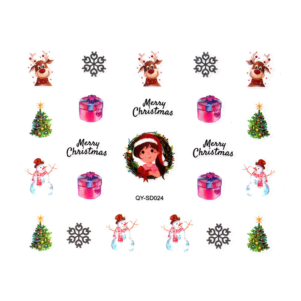 Abtibild unghii sensopro milano christmas wonderland edition, qy-sd024