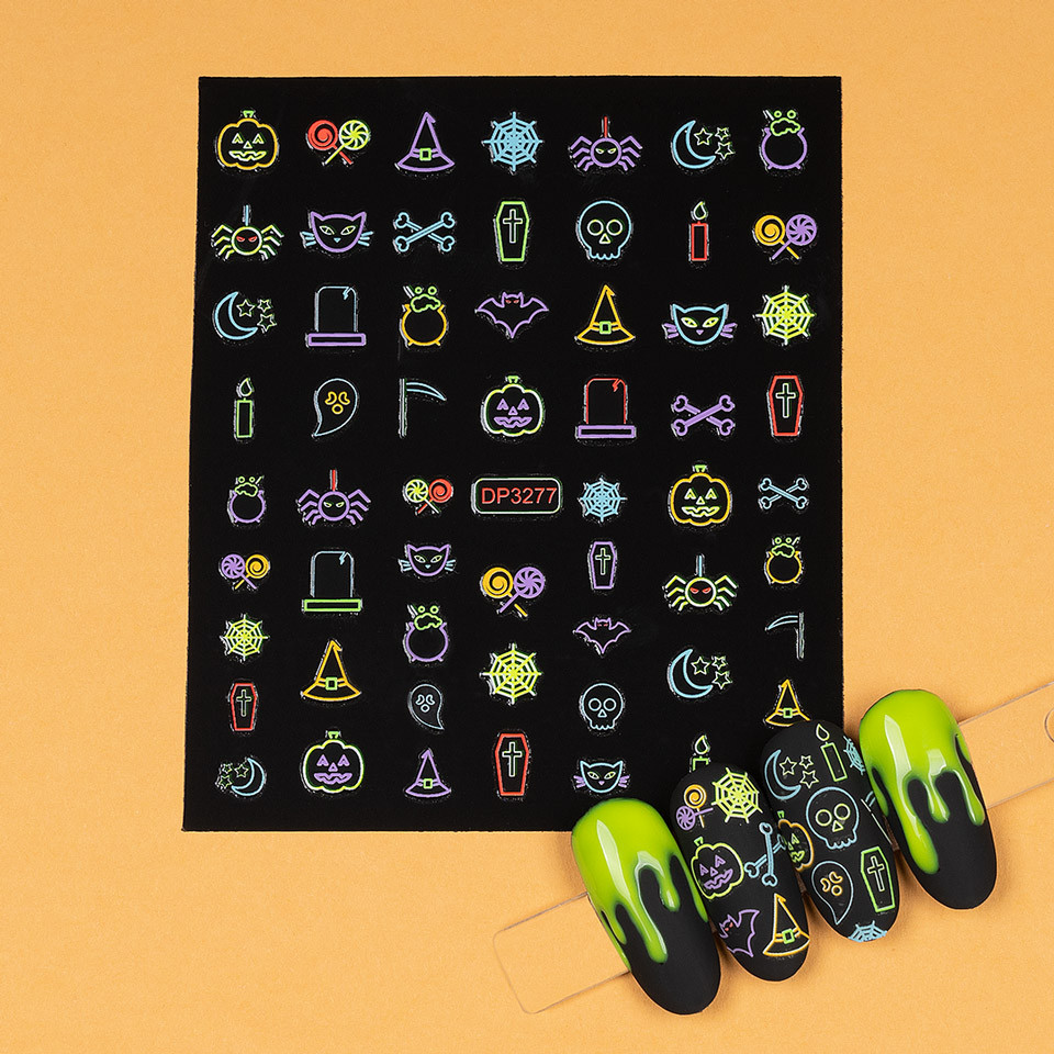 Abtibild Unghii SensoPRO Milano, Halloween Tale DP3277 kitunghii imagine noua