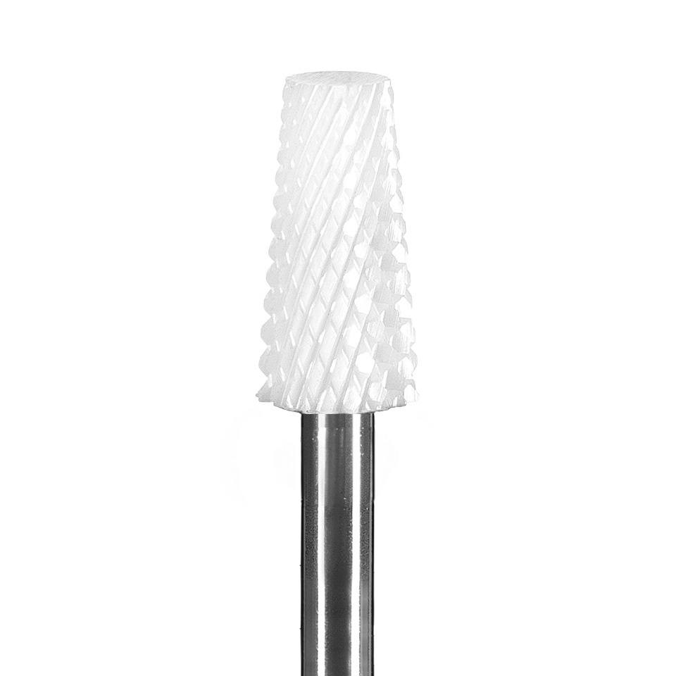 Capat Freza Ceramica LUXORISE Conica, duritate medie #206 – Capete Freza Unghii LUXORISE