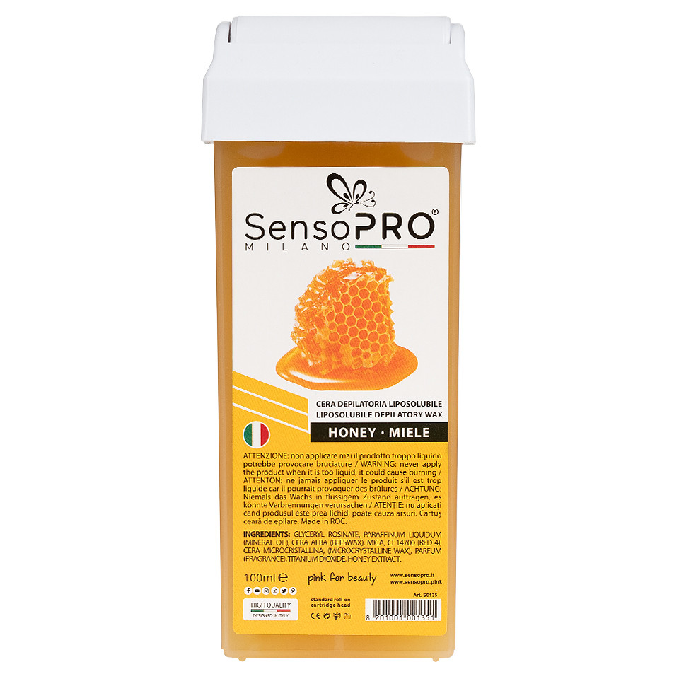 Ceara Epilat Unica Folosinta SensoPRO Milano, Rezerva Honey 100 ml 100
