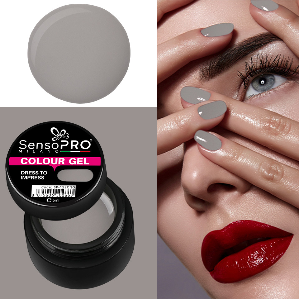 Gel UV Colorat Dress To Impress 5ml, SensoPRO Milano