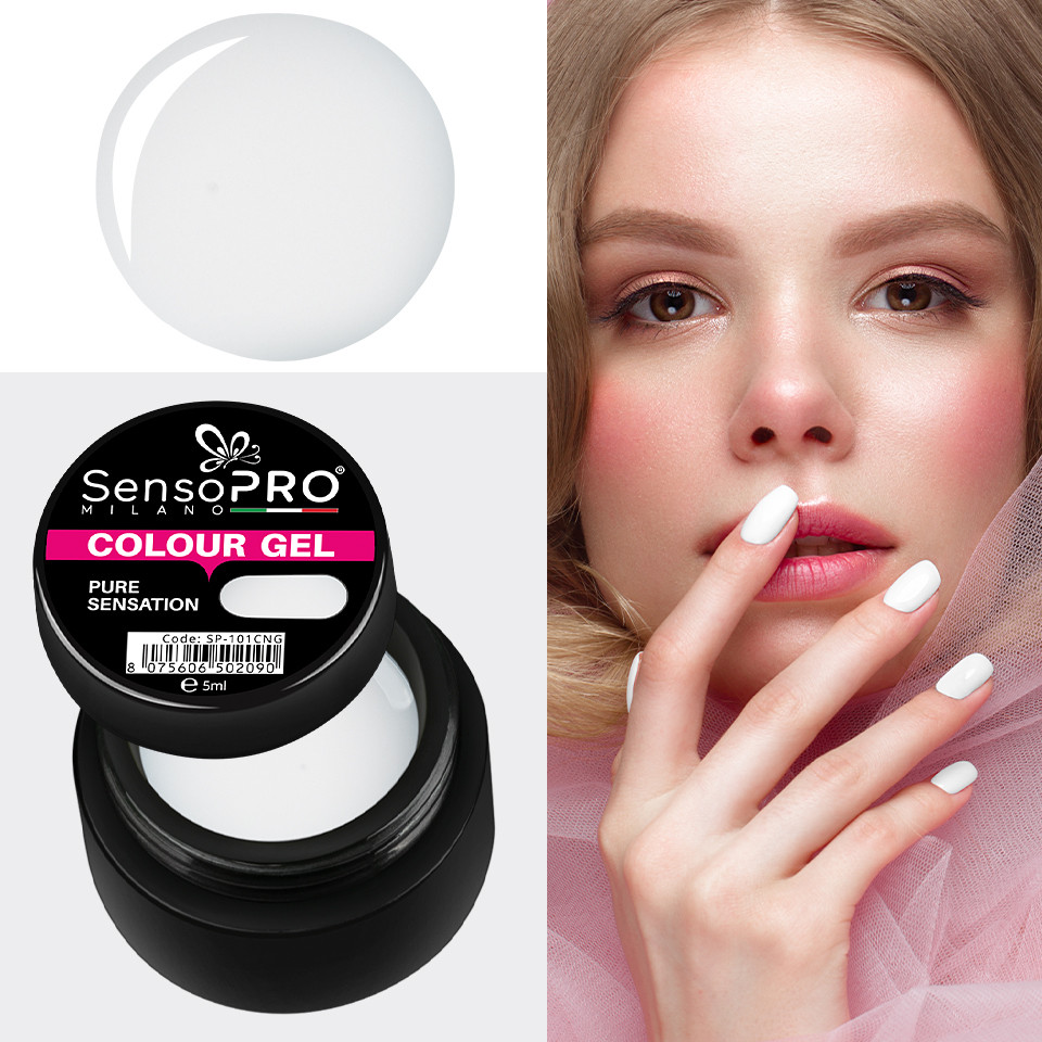 Gel UV Colorat Pure Sensation, SensoPRO Milano