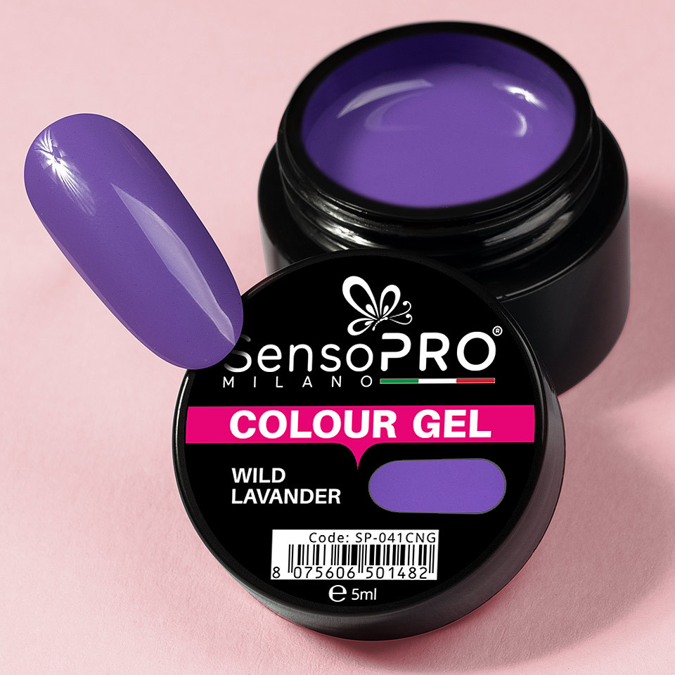 Gel UV Colorat Wild Lavander 5ml, SensoPRO Milano