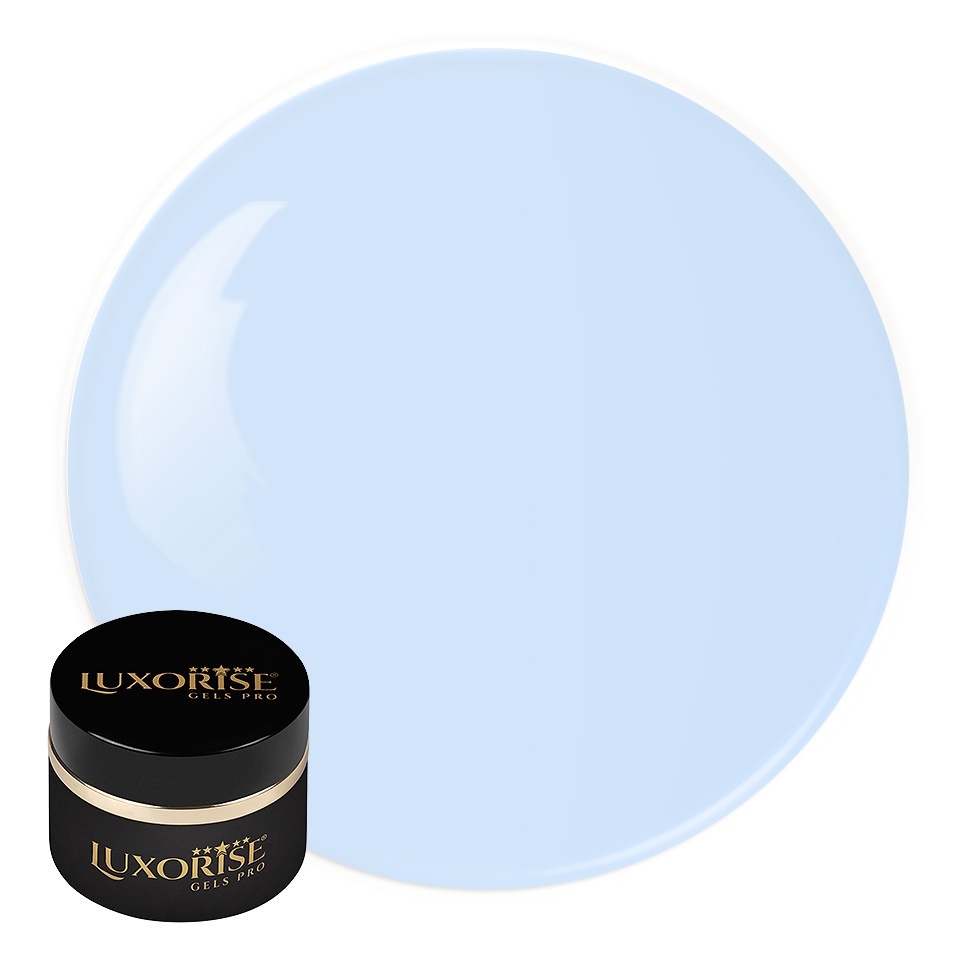 Gel UV Constructie Unghii RevoFlex LUXORISE 15ml, Sky White – Geluri UV Constructie LUXORISE Alb