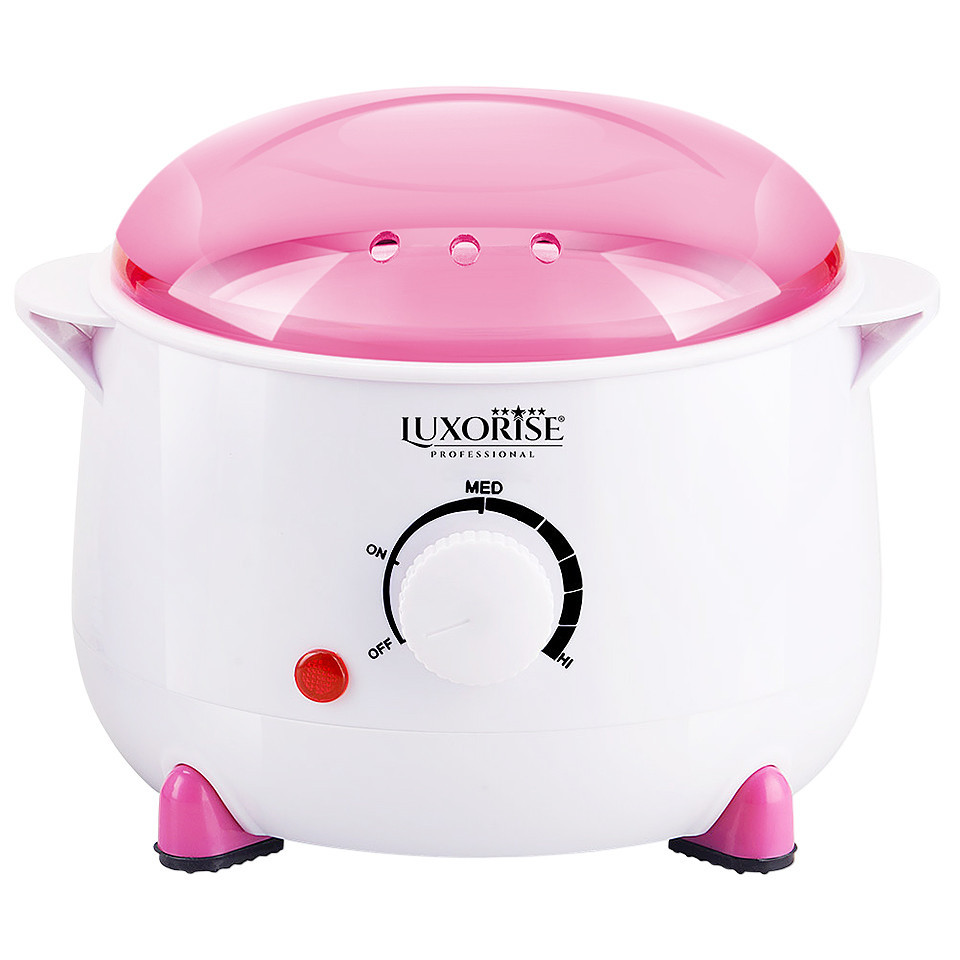 Kit Parafina Happy Skin pentru maini si picioare cu incalzitor LUXORISE, Iasomie