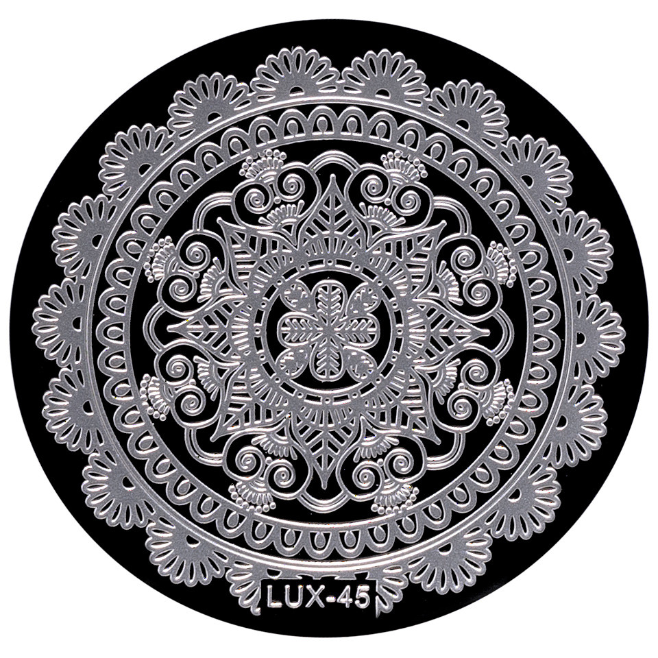 Matrita Metalica Stampila Unghii LUX-45 – Mandala ART