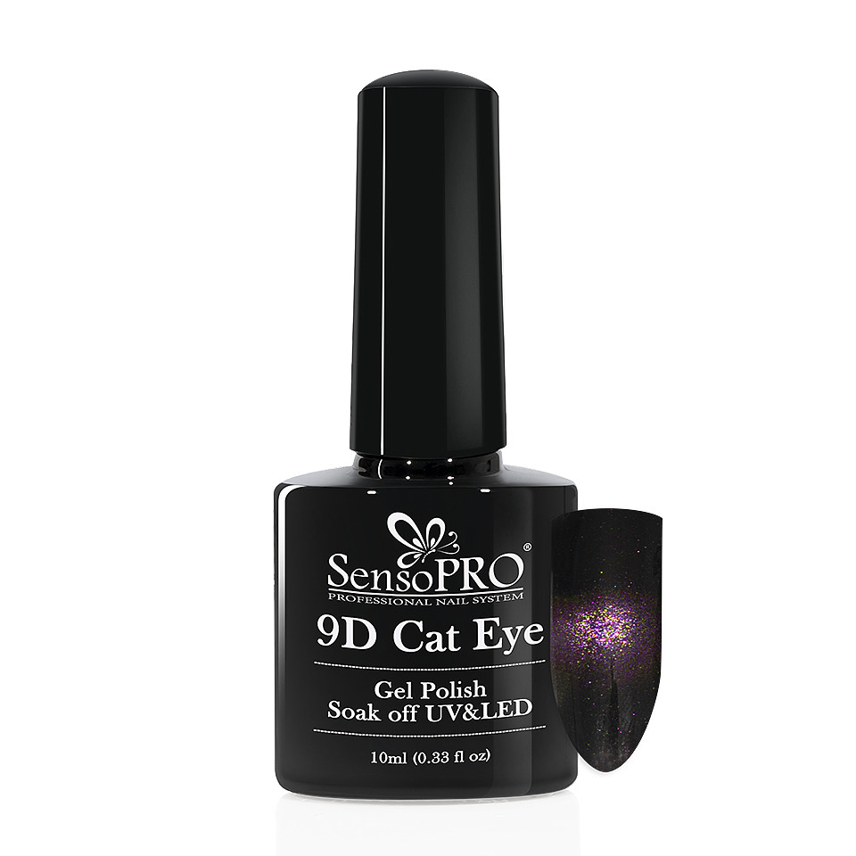 Oja Semipermanenta 9D Cat Eye #09 Eridani – SensoPRO 10 ml kitunghii imagine noua