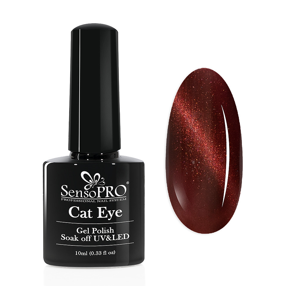 Oja Semipermanenta Cat Eye SensoPRO 10ml - #039 Cool Cherry