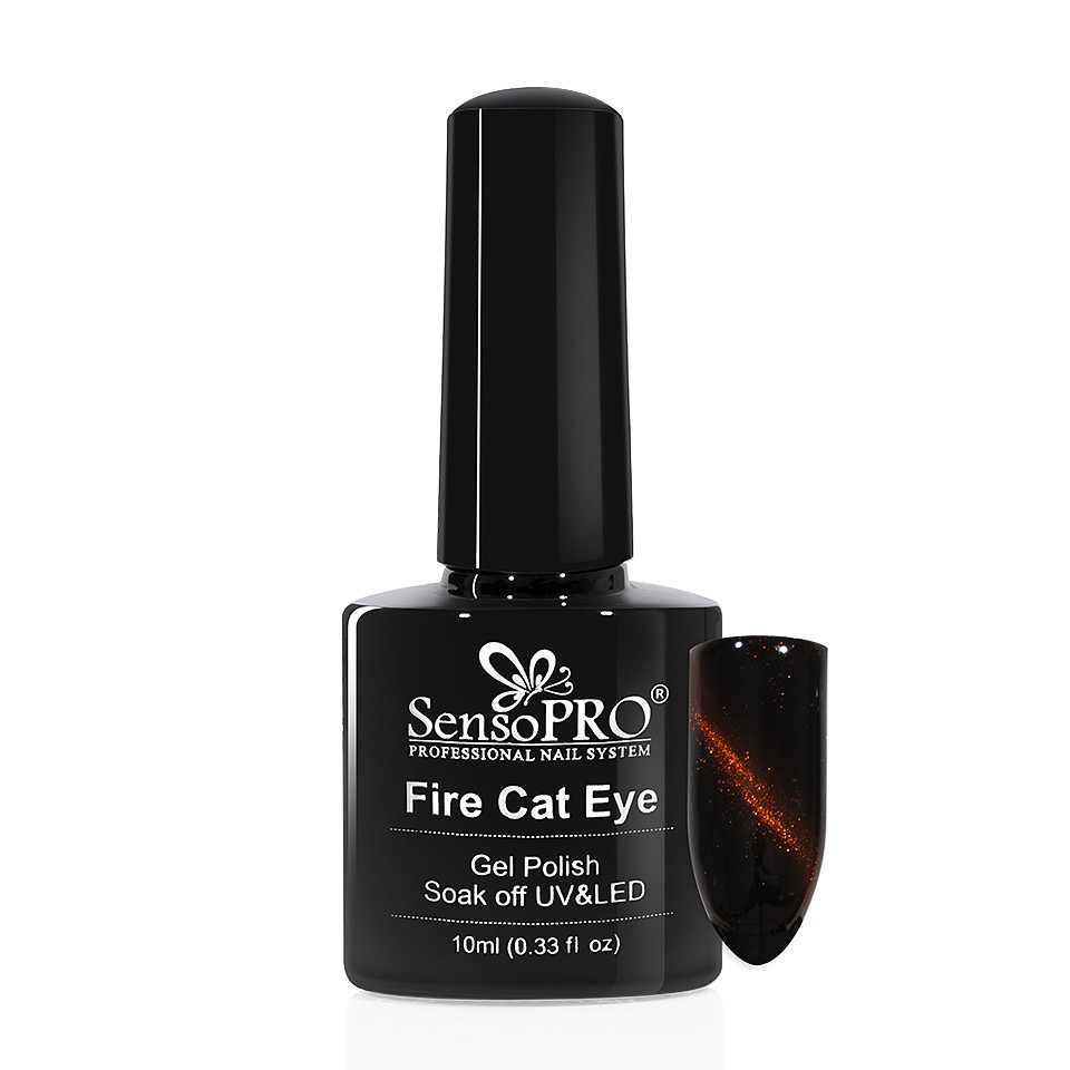 Oja Semipermanenta Fire Cat Eye SensoPRO 10 ml #12 kitunghii.ro imagine 2022