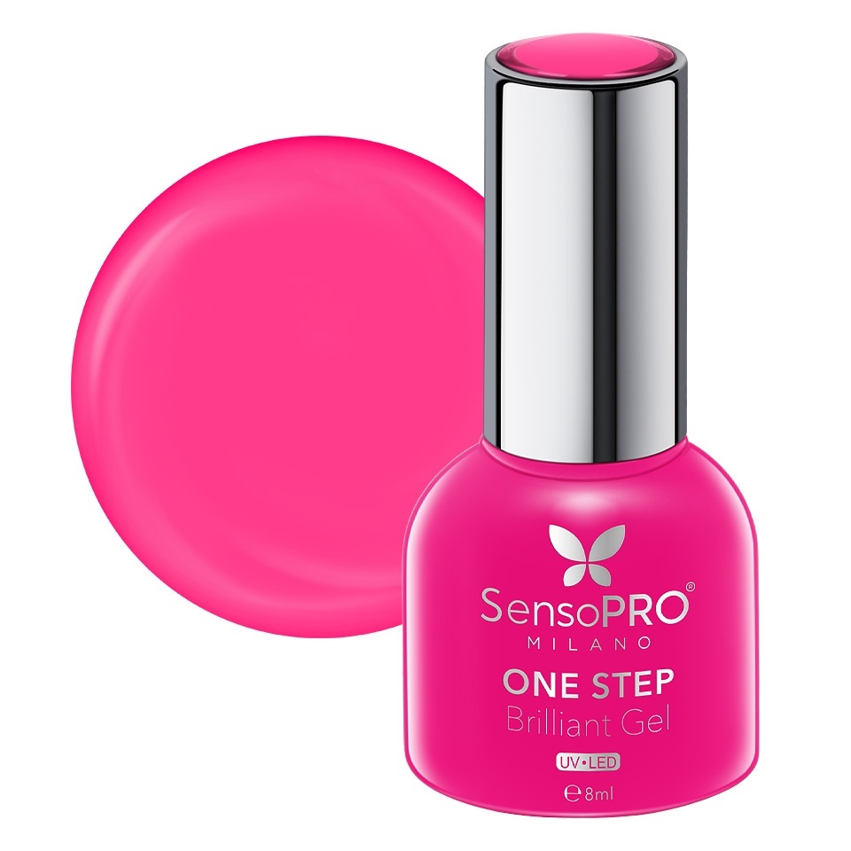 Oja Semipermanenta One Step Brilliant Gel SensoPRO Milano 8ml, Party Cocktail #101