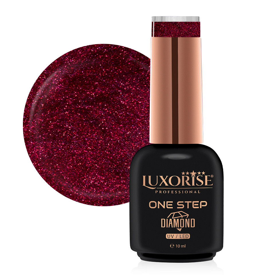 Oja Semipermanenta One Step Diamond LUXORISE - Ruby Crush 10ml