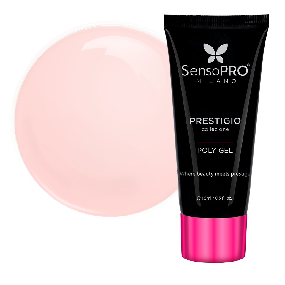 Polygel PRESTIGIO SensoPRO Milano - Bare Peach, 15ml