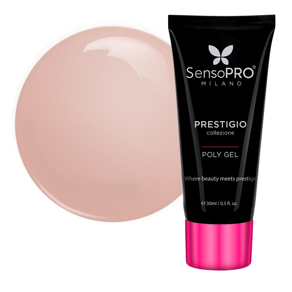 Polygel PRESTIGIO SensoPRO Milano - Brownie Blush, 30ml
