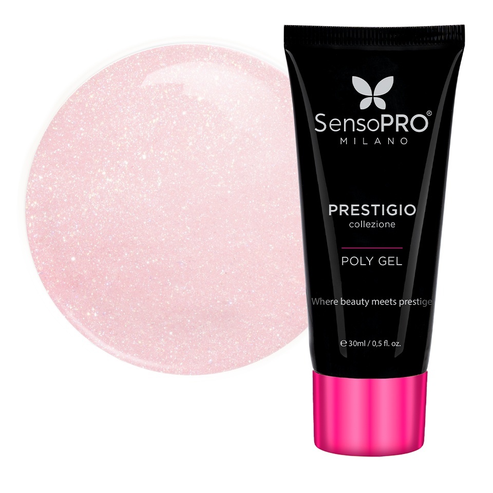 Polygel PRESTIGIO SensoPRO Milano – Pearl Glow, 30ml Polygel - PRESTIGIO kitunghii.ro