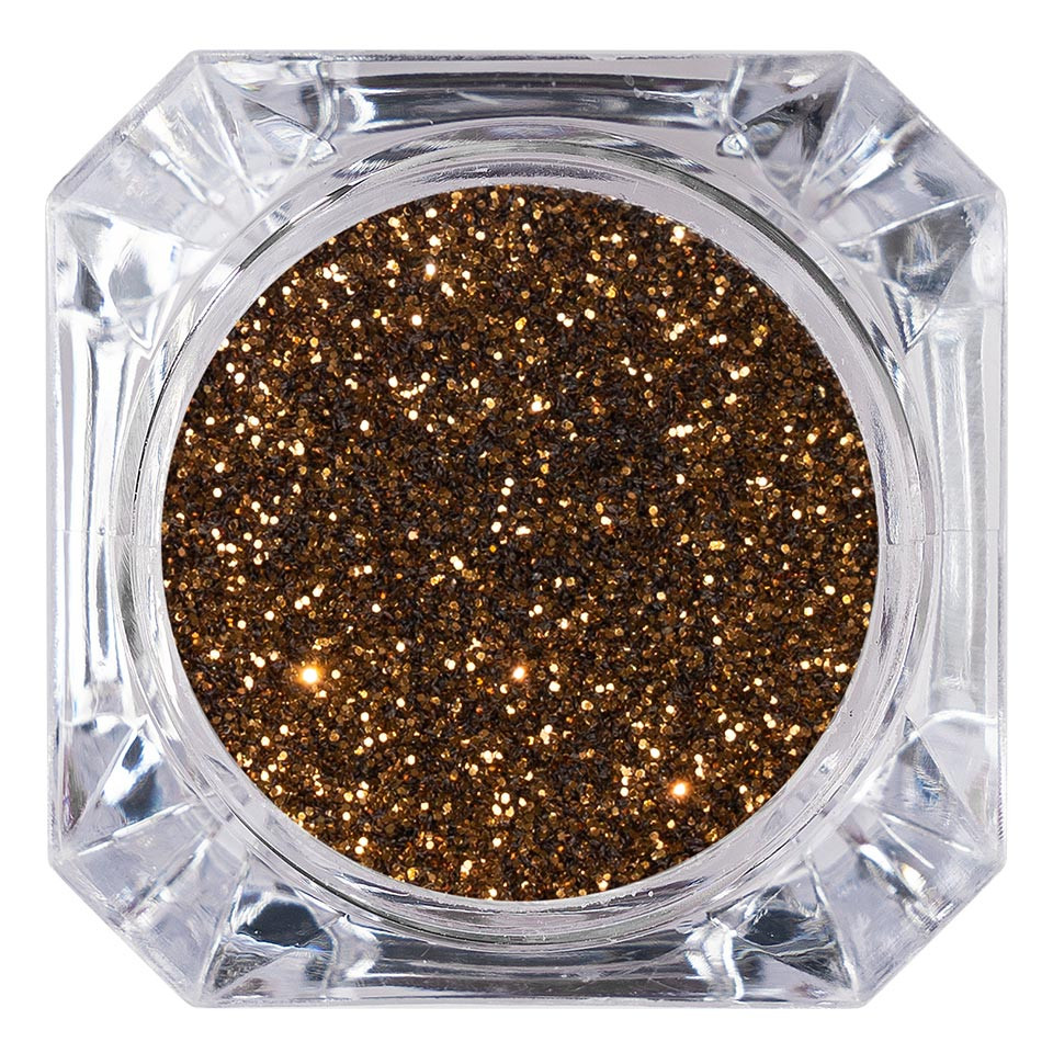 Sclipici Glitter Unghii Pulbere LUXORISE, Copper #18 kitunghii imagine noua