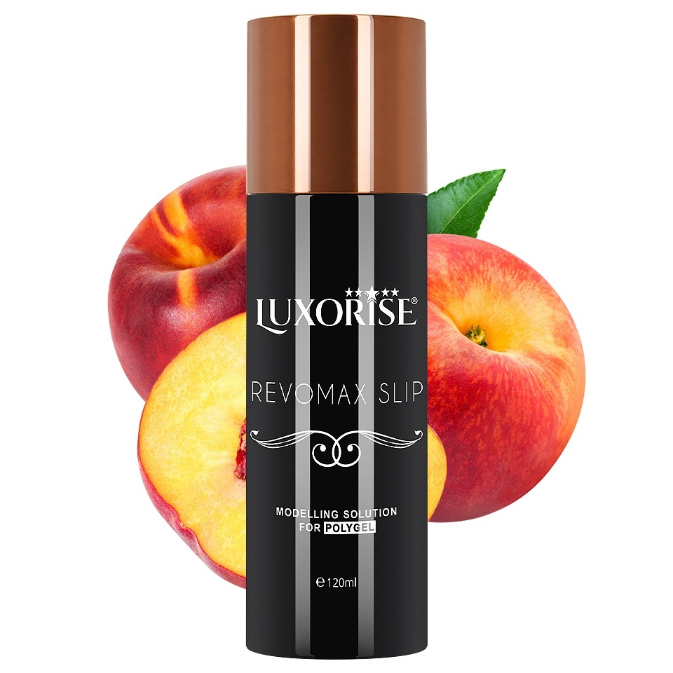 Solutie modelare Polygel RevomaxSlip LUXORISE, Peach 120ml