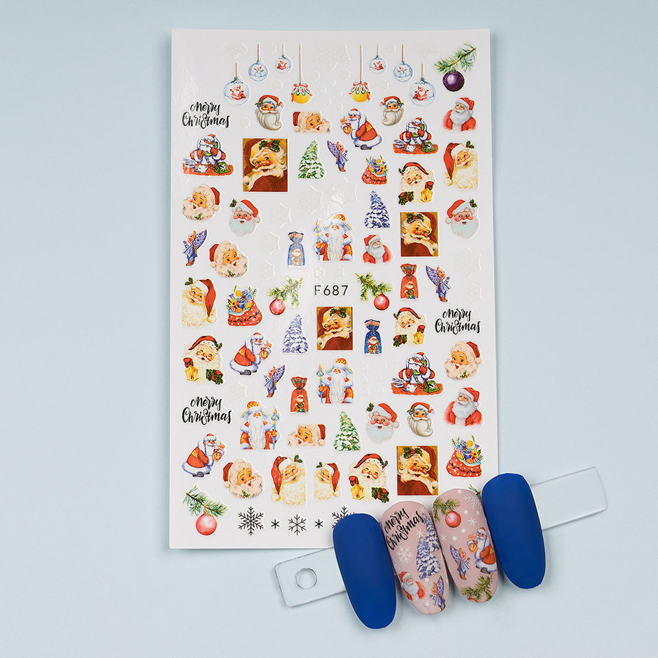 Abtibild unghii sensopro milano santa charm, model f687