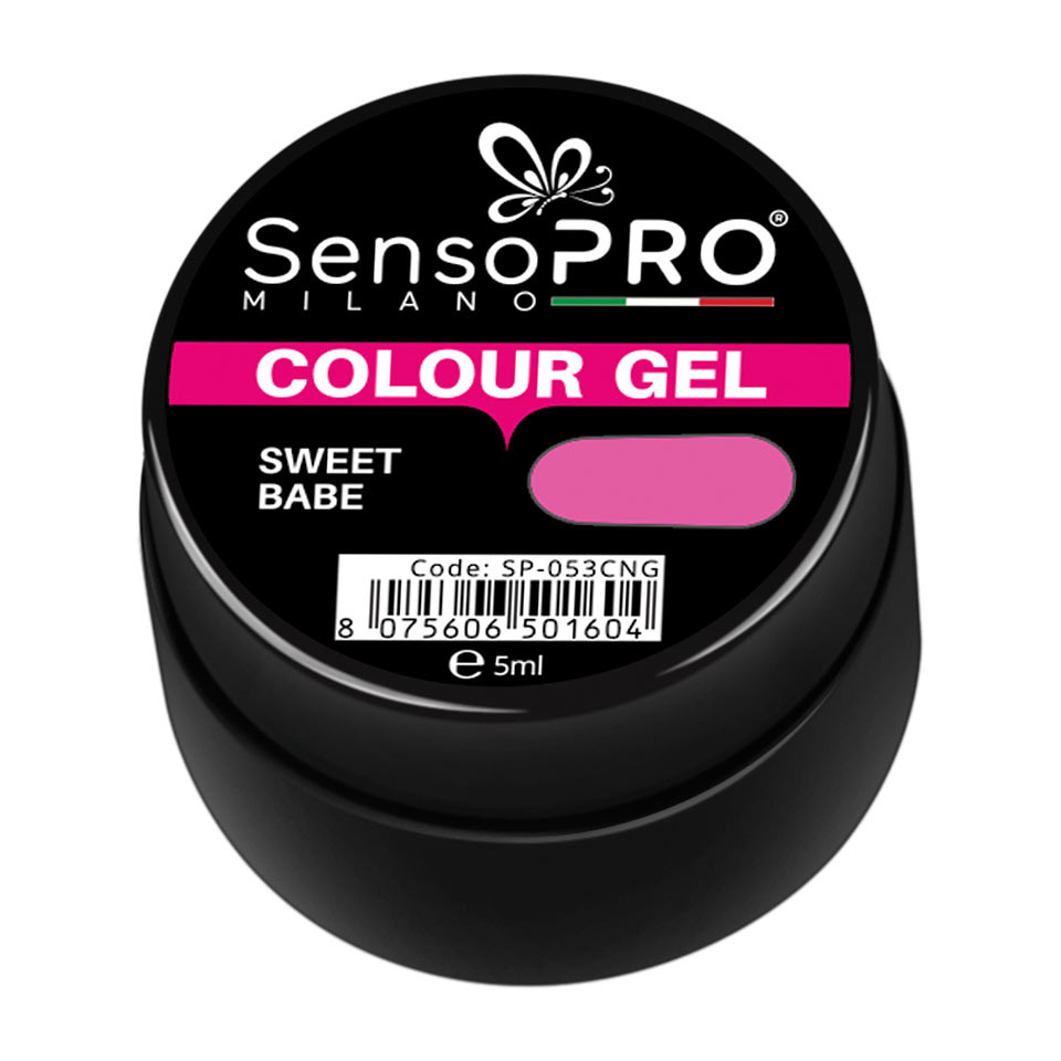 Gel UV Colorat Sweet Babe 5ml, SensoPRO Milano