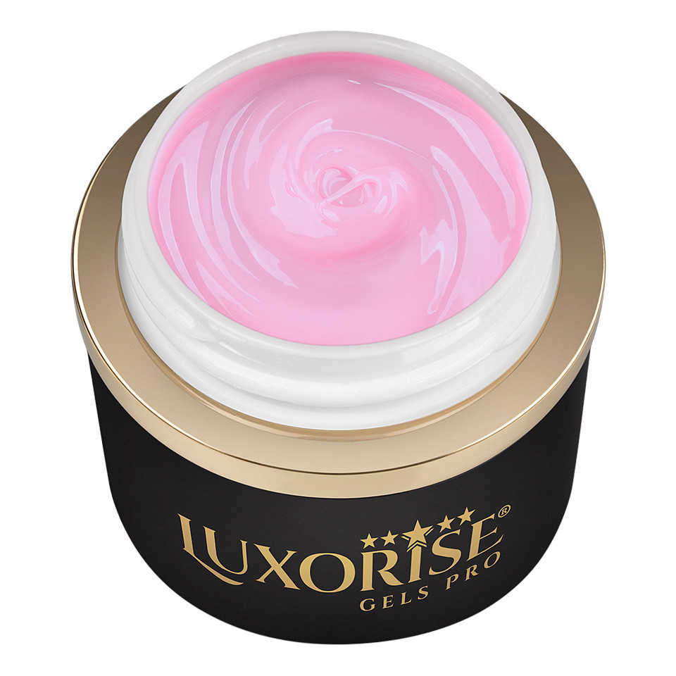 Gel UV Constructie Unghii JellyFlex LUXORISE, Royal Rose 15ml