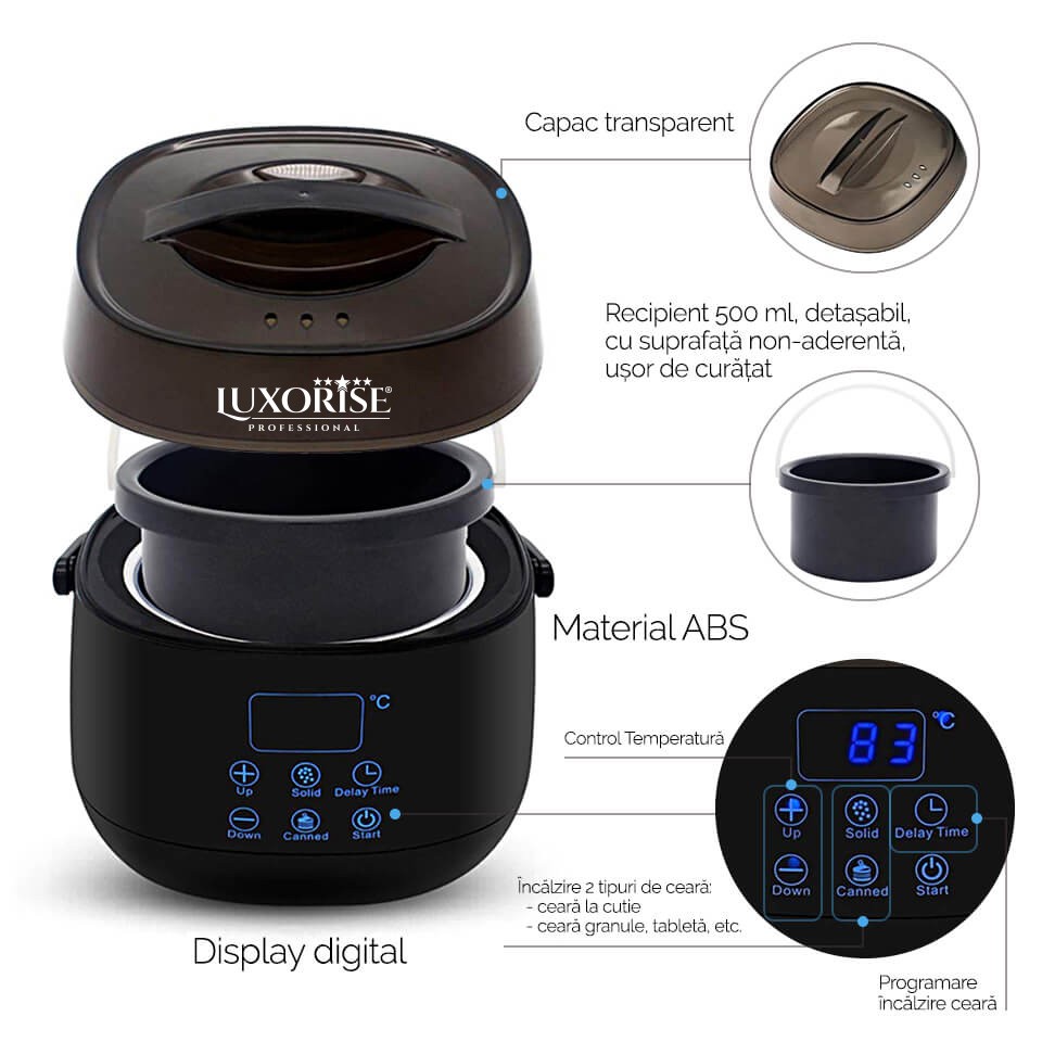 Incalzitor ceara profesional iTouch WAX PRO - LUXORISE Germania