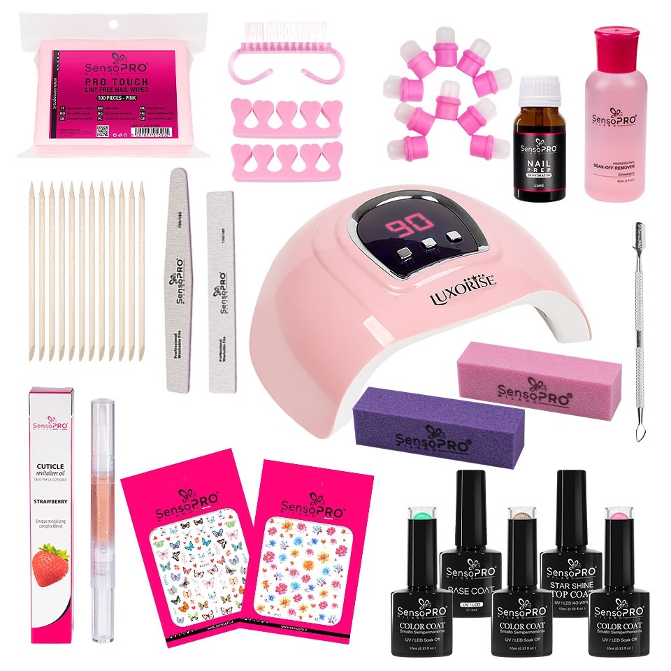 Kit Oja Semipermanenta SensoPRO Milano 10ml cu Lampa UV LED #03