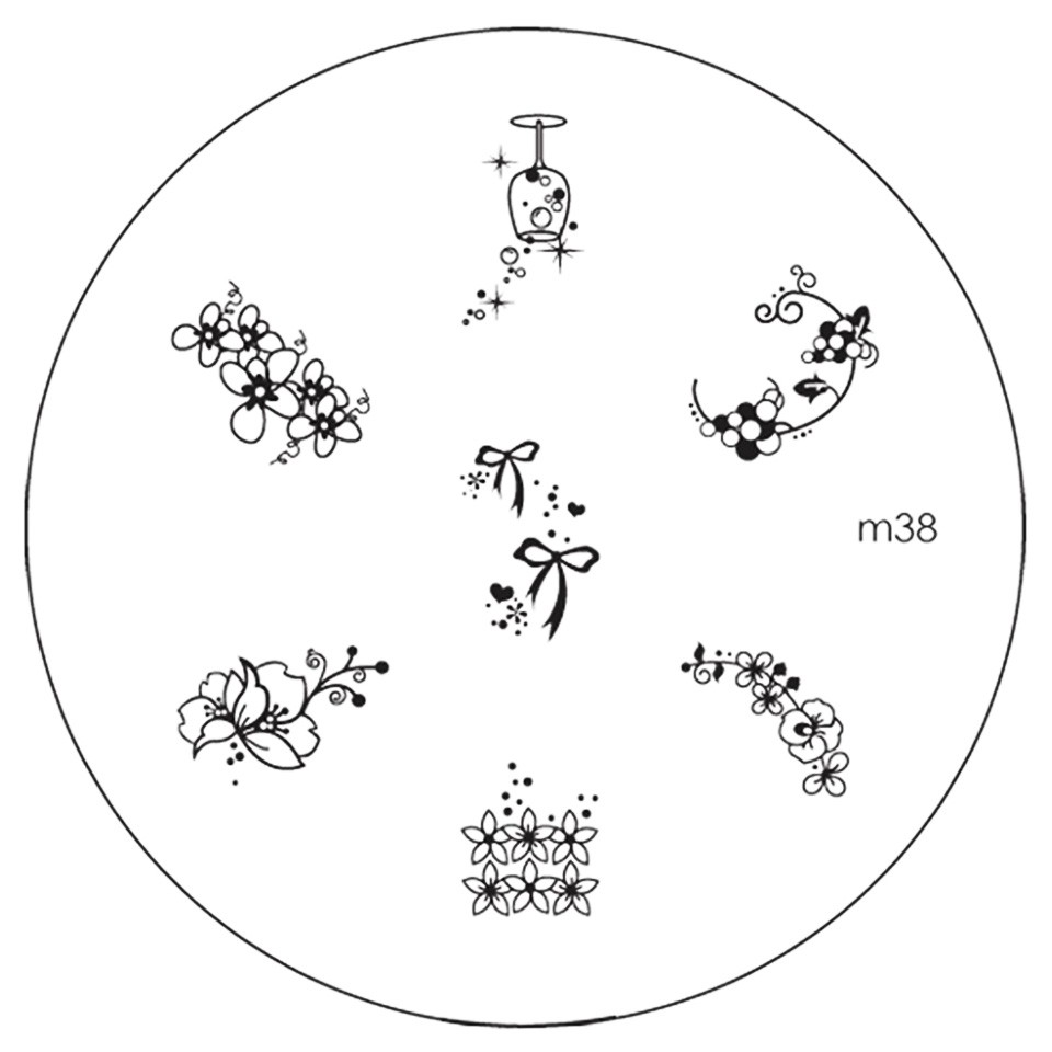 Matrita Metalica Stampila Unghii M38 – Nature kitunghii.ro imagine