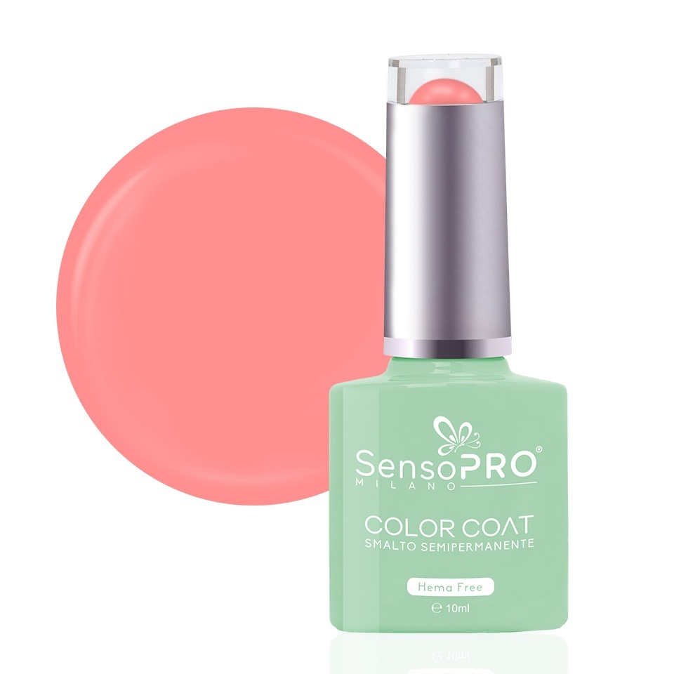 Oja Semipermanenta Hema Free SensoPRO Milano - #18 Coral Rose, 10ml