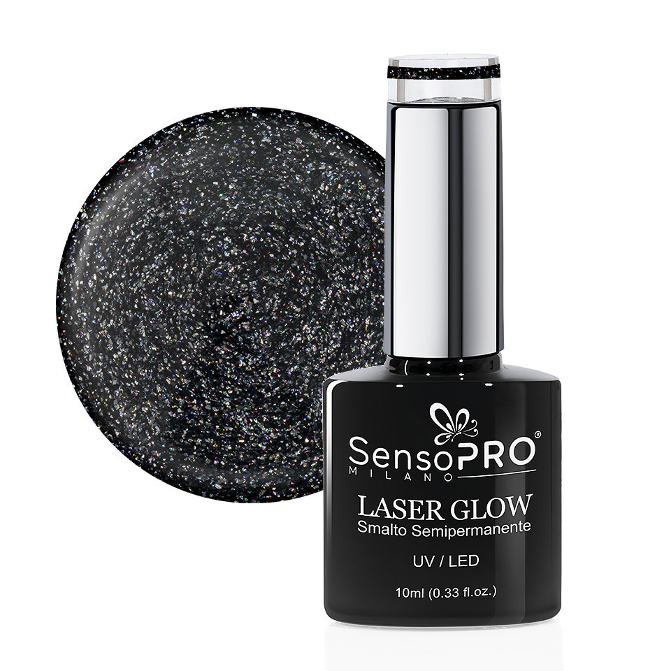 Oja Semipermanenta Holografica Laser Glow SensoPRO Milano 10ml, Galaxy Fantasy #34 kitunghii.ro imagine noua 2022