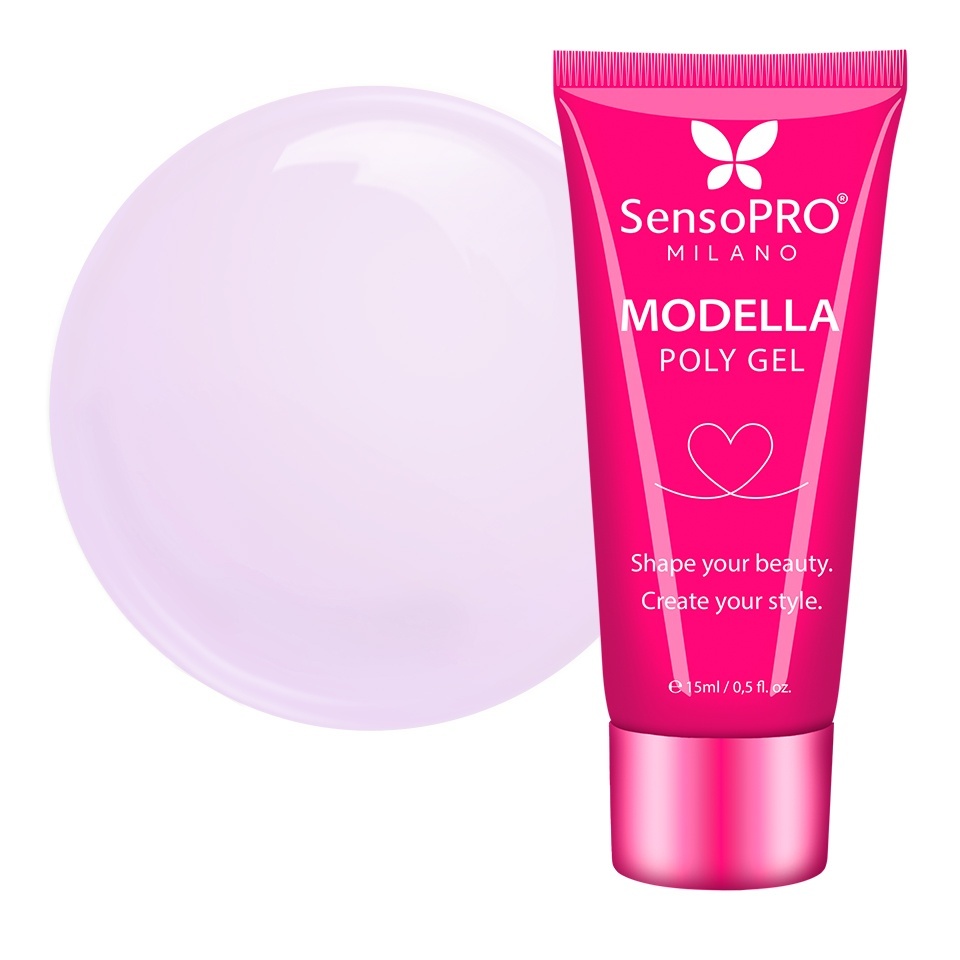 Polygel MODELLA SensoPRO Milano - Soft Orchid, 15ml