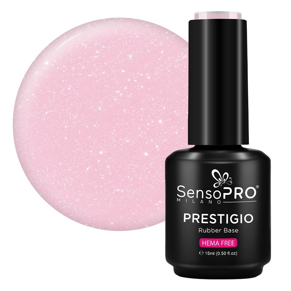Rubber Base PRESTIGIO SensoPRO Milano - Pinky Promise 15ml