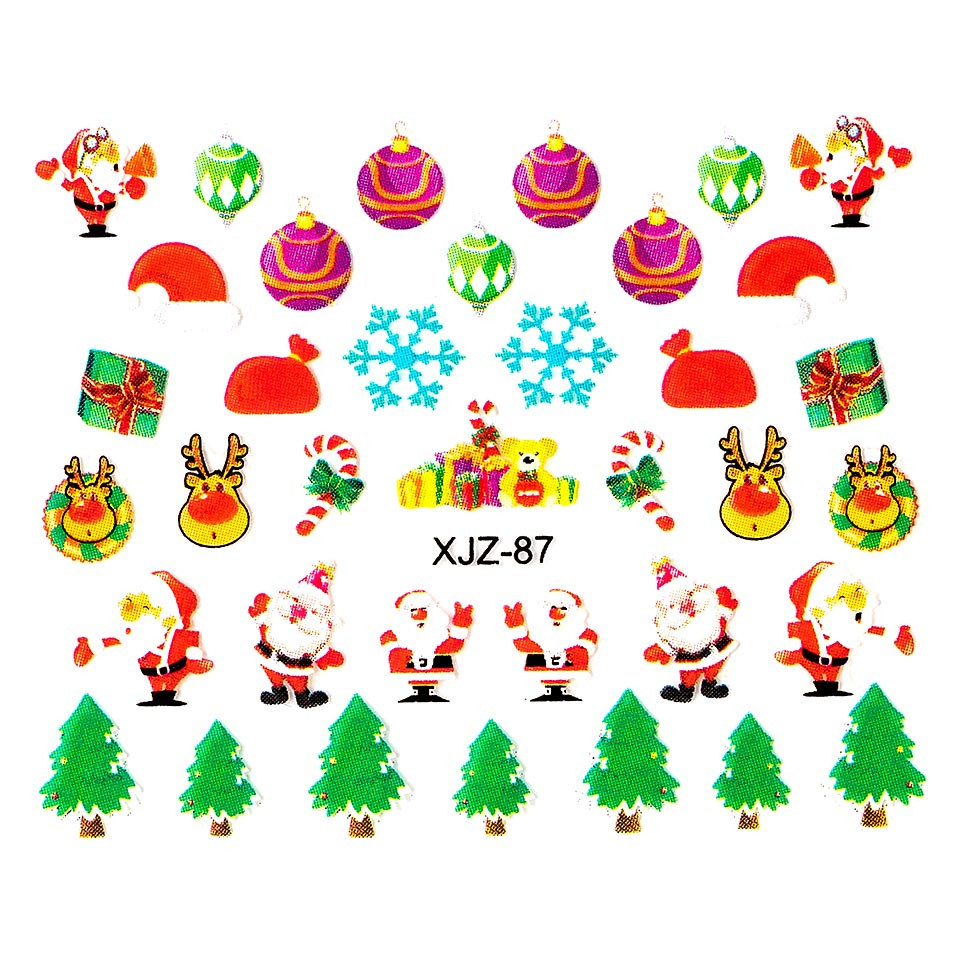 Sticker 3D Unghii LUXORISE, Christmas Wonder XJZ-87 kitunghii.ro Nail Art