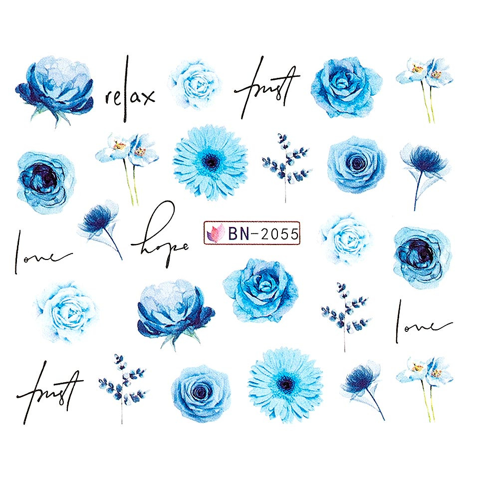 Tatuaj Unghii LUXORISE Blue Touch, BN-2055 kitunghii.ro imagine noua 2022