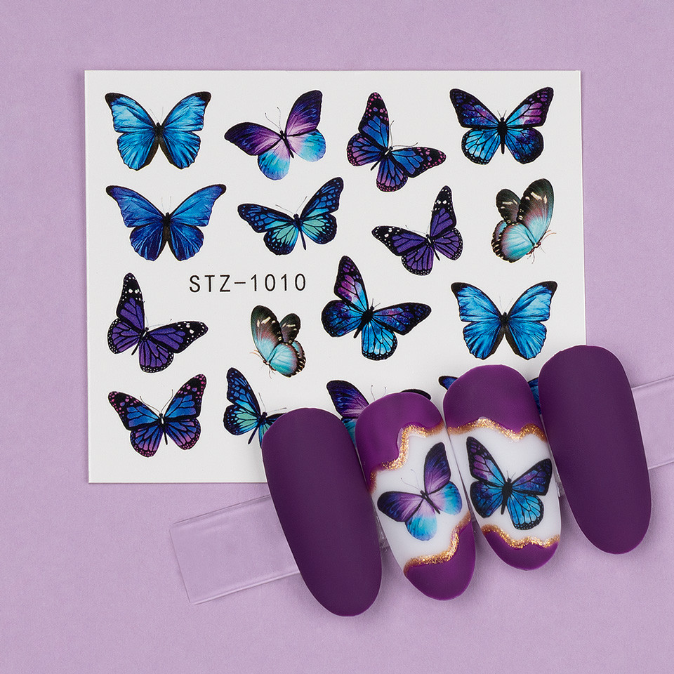 Tatuaj Unghii LUXORISE Butterfly Game, STZ-1010 Art imagine noua