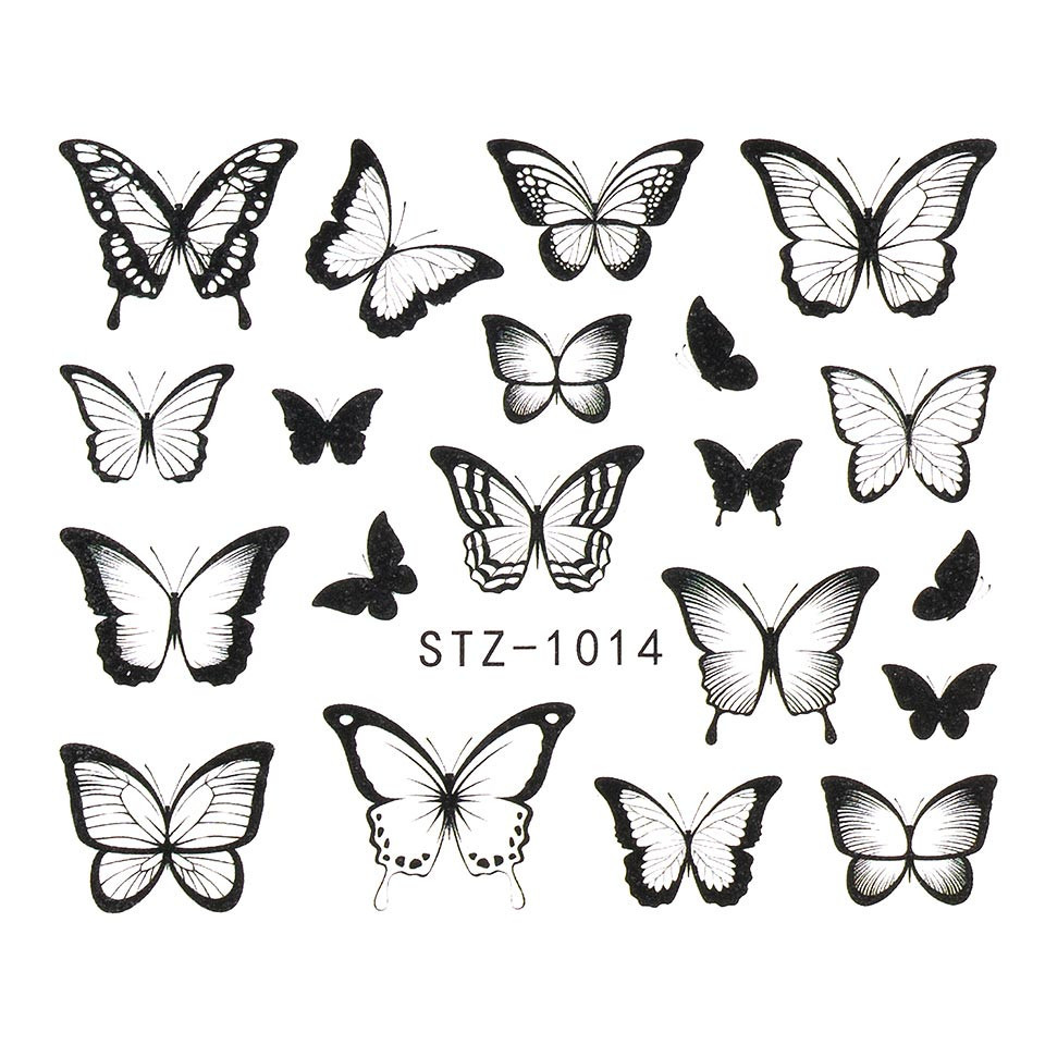 Tatuaj Unghii LUXORISE Simple Butterfly Song, STZ-1014 kitunghii.ro imagine noua 2022