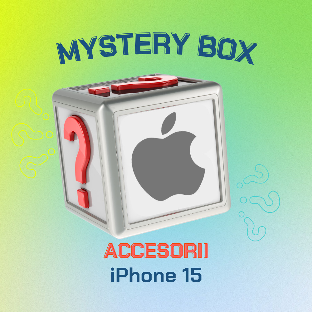 Magline Mystery Box accesorii compatibile cu iPhone 15, produse surpriza pentru utilizatori Apple