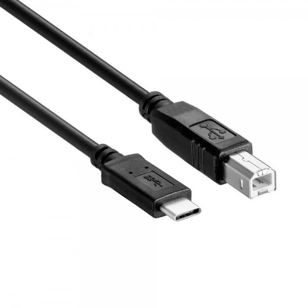 Cablu USB Type-C 3.1 tata (host-gazda) la USB-B 2.0 tata ( device - dispozitiv), pentru imprimante, scanere, mulltifunctionale,pian electric, 1m
