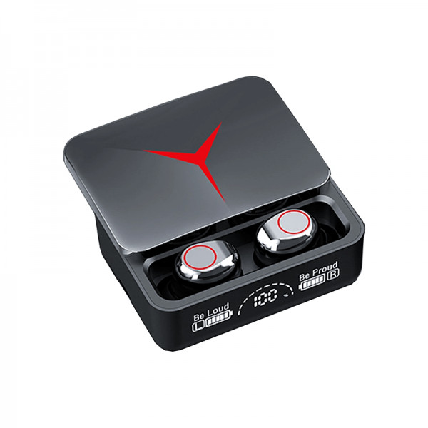 Casti wireless TWS M90 PRO pentru gaming cu microfon, Bluetooth 5.3, Rezistenta la apa IPX7, Control