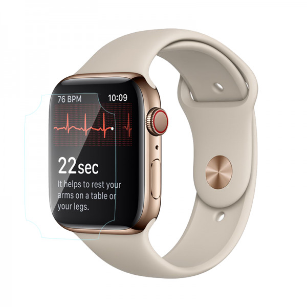 Set 3 folii de protectie ecran pentru Apple Watch 4 Series 40mm, din Hidrogel rezistent la zgarietur