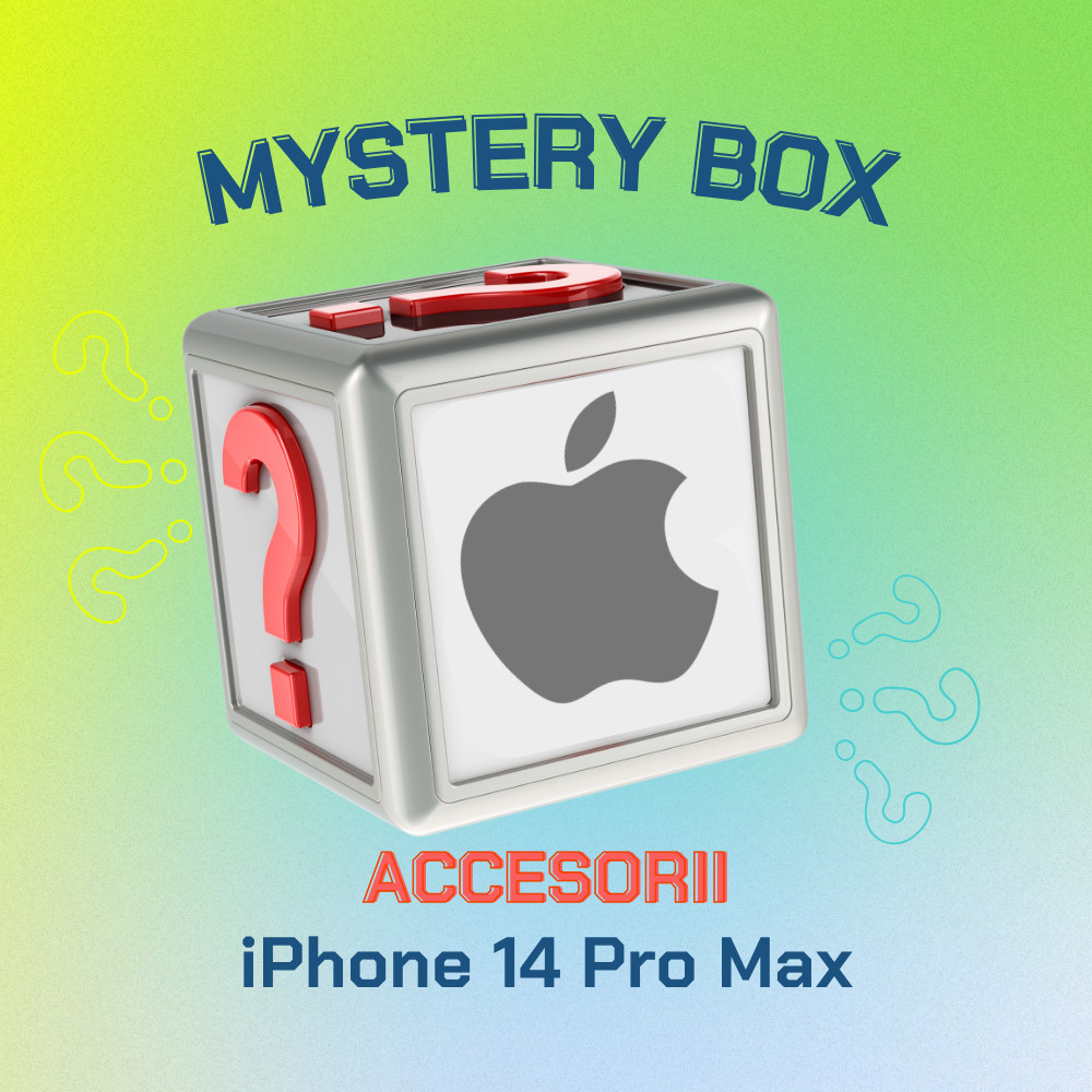 Magline Mystery Box accesorii compatibile cu iPhone 14 Pro Max, produse surpriza pentru utilizatori Apple