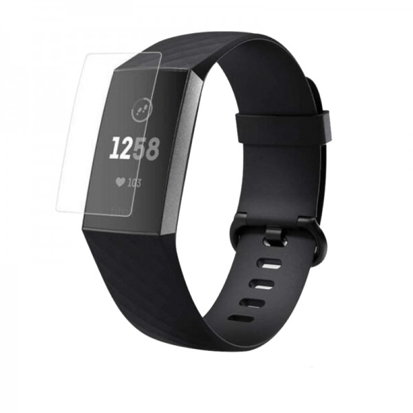 Set 3 folii de protectie ecran pentru Fitbit Charge 4 / 3 / 3E, din Hidrogel rezistent la zgarieturi